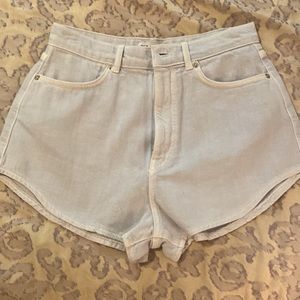 ✨FINAL PRICE Zara shorts denim jean light pale 8